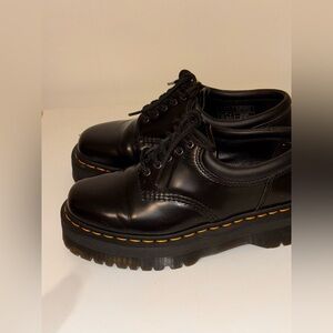Dr. Martens Black Leather Quad loafers